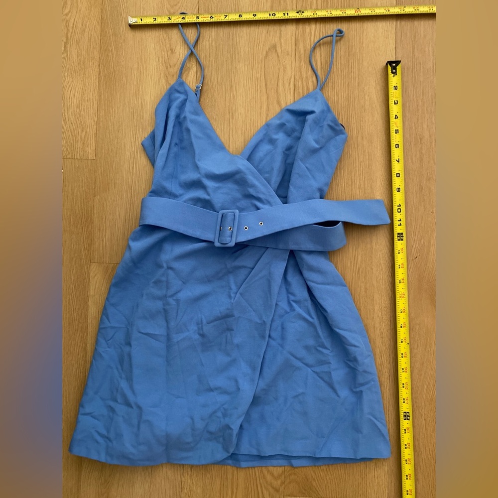 Beautiful Zara blue romper dress